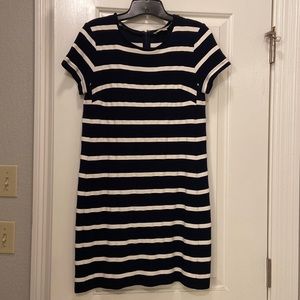 Loft Small navy and white dress
